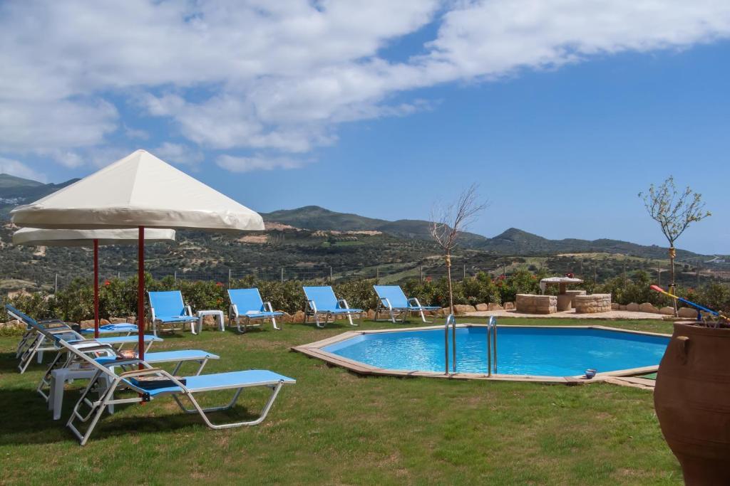 Triopetra Luxury Villas Fournou Lago Ngoại thất bức ảnh