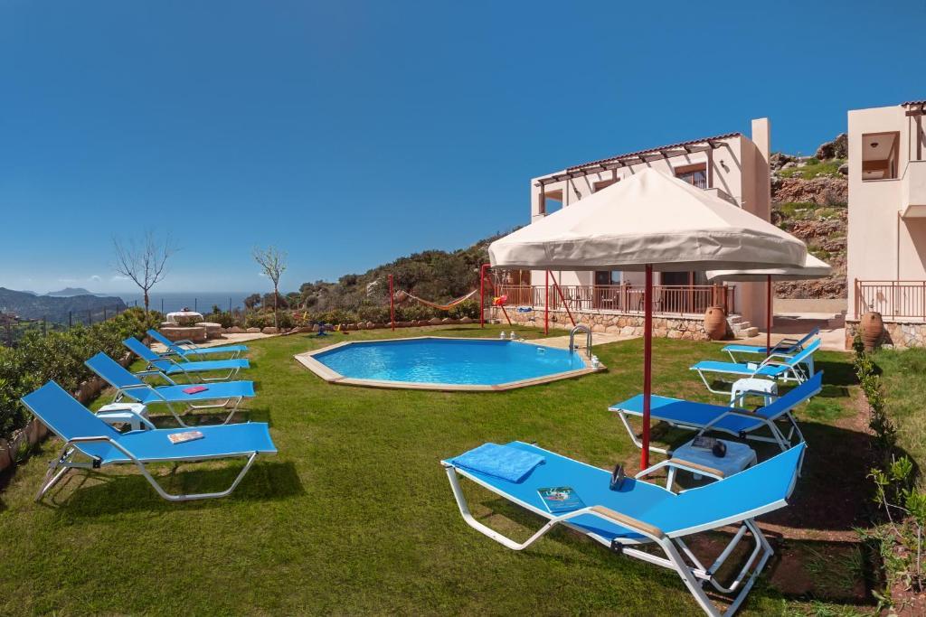 Triopetra Luxury Villas Fournou Lago Ngoại thất bức ảnh