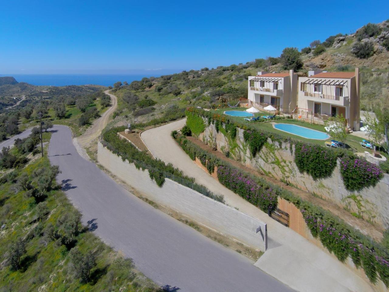 Triopetra Luxury Villas Fournou Lago Ngoại thất bức ảnh