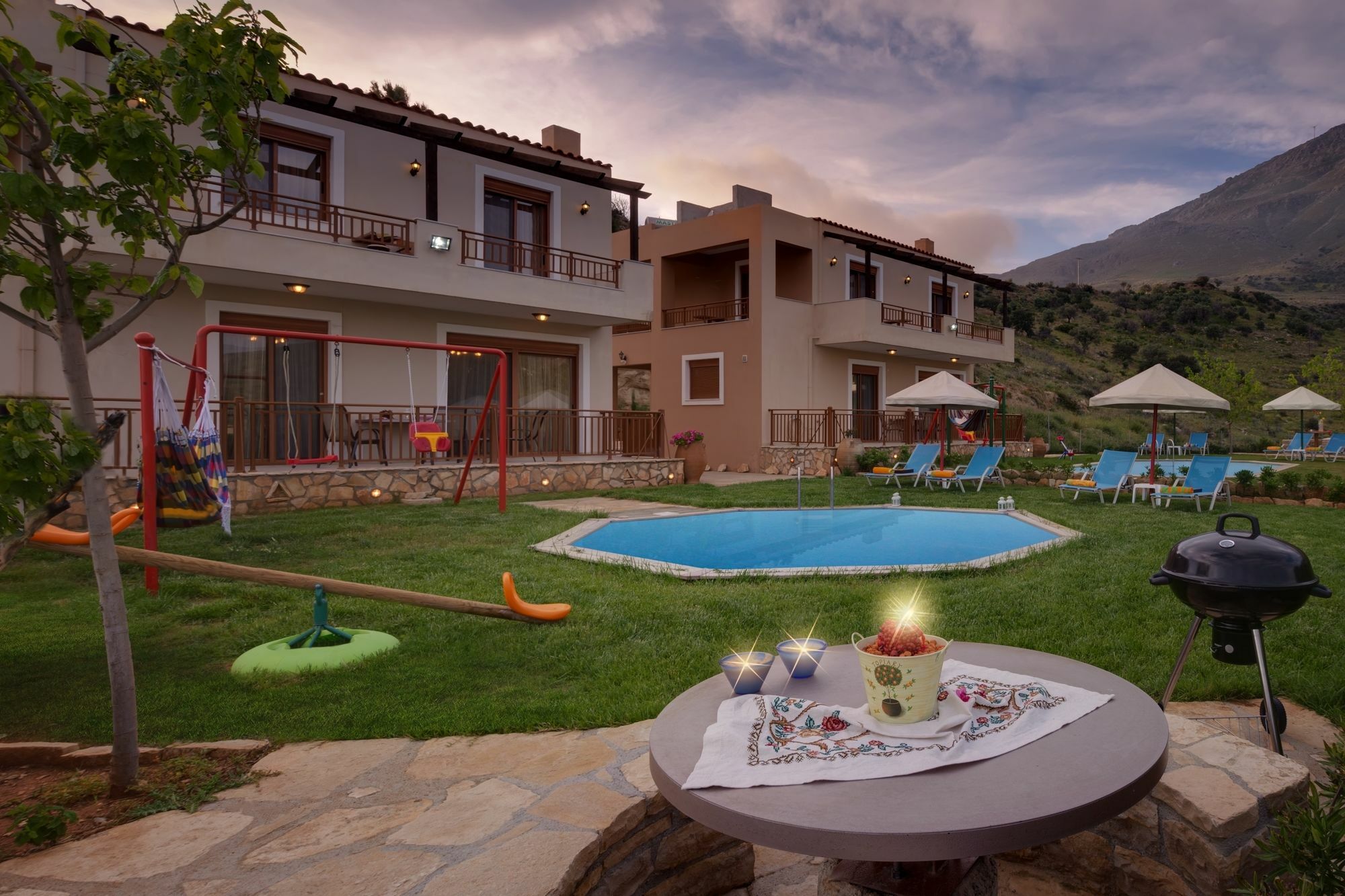 Triopetra Luxury Villas Fournou Lago Ngoại thất bức ảnh